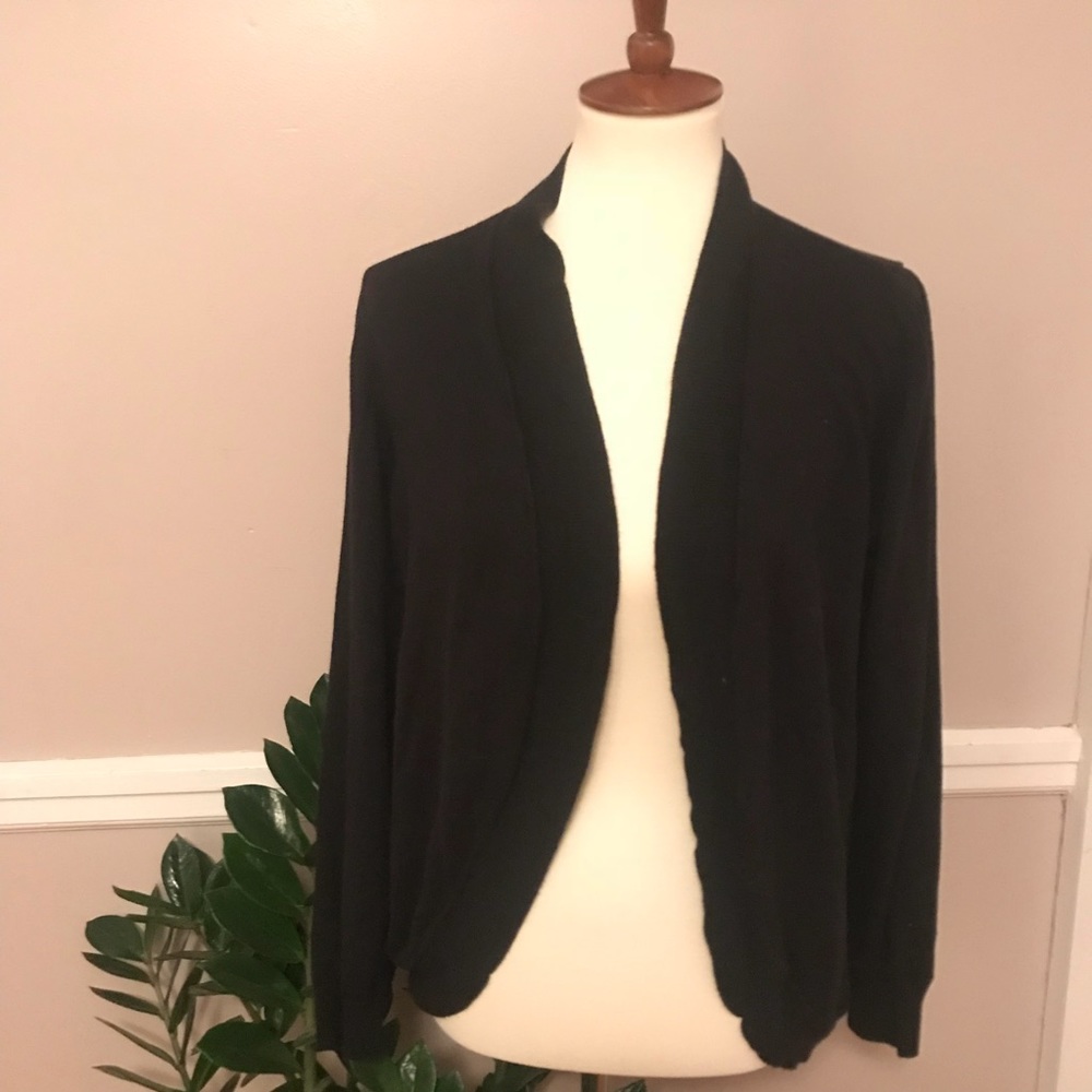 Black cardigan